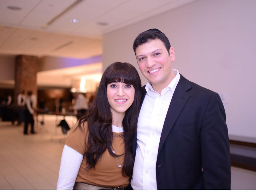 1638 Devorah and Johnny Ouzzan at the Jewish Federation Young Adult Casino Night February 2014