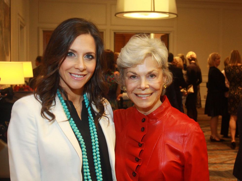 165 Hannah McNair, left, and her mother-in-law, Janice McNair at the Child Advocates luncheon December 2013