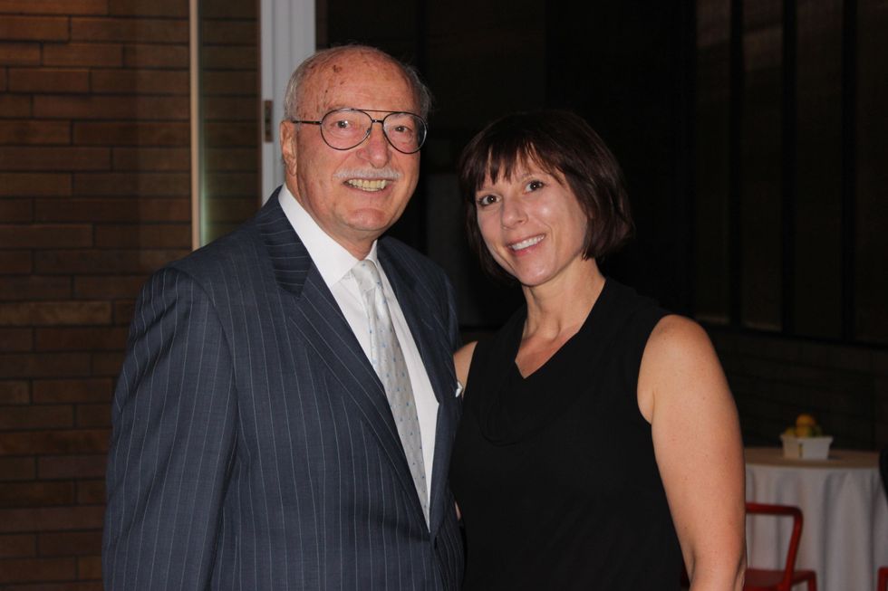 1667 Shafik Rifaat and Donna Kacmar at the UH College of Architecture Memorable Meals October 2014.