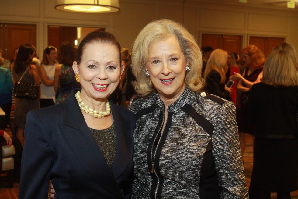 168 Danielle Ellis, left, and Mary Ann McKeithan at the Child Advocates luncheon December 2013