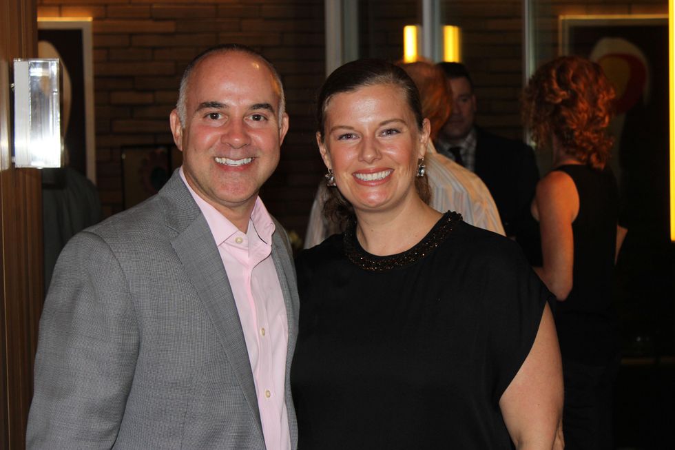 1692 Brian Malarkey and Karen Lantz at the UH College of Architecture Memorable Meals October 2014