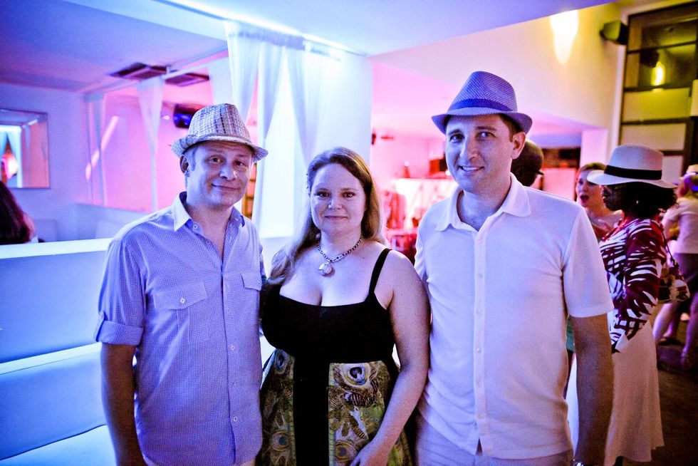17 Bill Tatman, from left, Heather O'Keefe and Will Olterman at A Night in Havana July 2014
