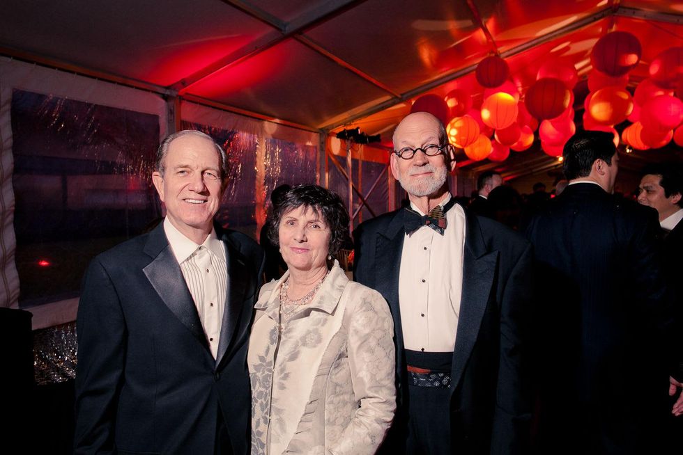 17 Brad and Leslie Bucher, left, with Jeff Beauchamp at the Asia Society Tiger Ball March 2015