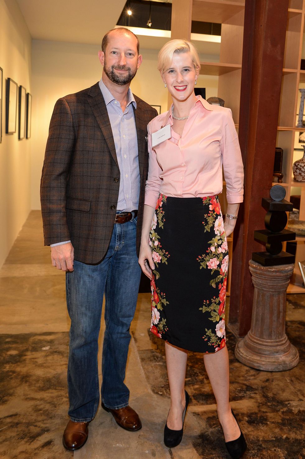 17 Brian Hoskins and Leslie Holloway at the HeartGift photo exhibition May 2014