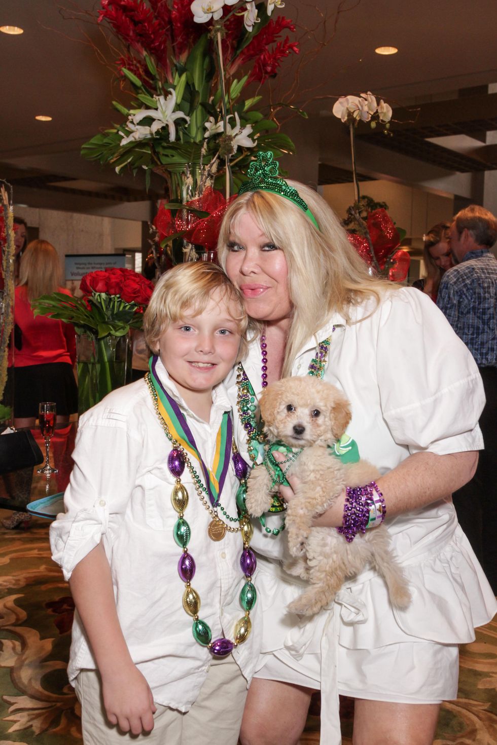 17 Brooks Milam Lara Bell-Milam with Breck at the Best Friends Brunch benefiting aniMeals on Wheels February 2015