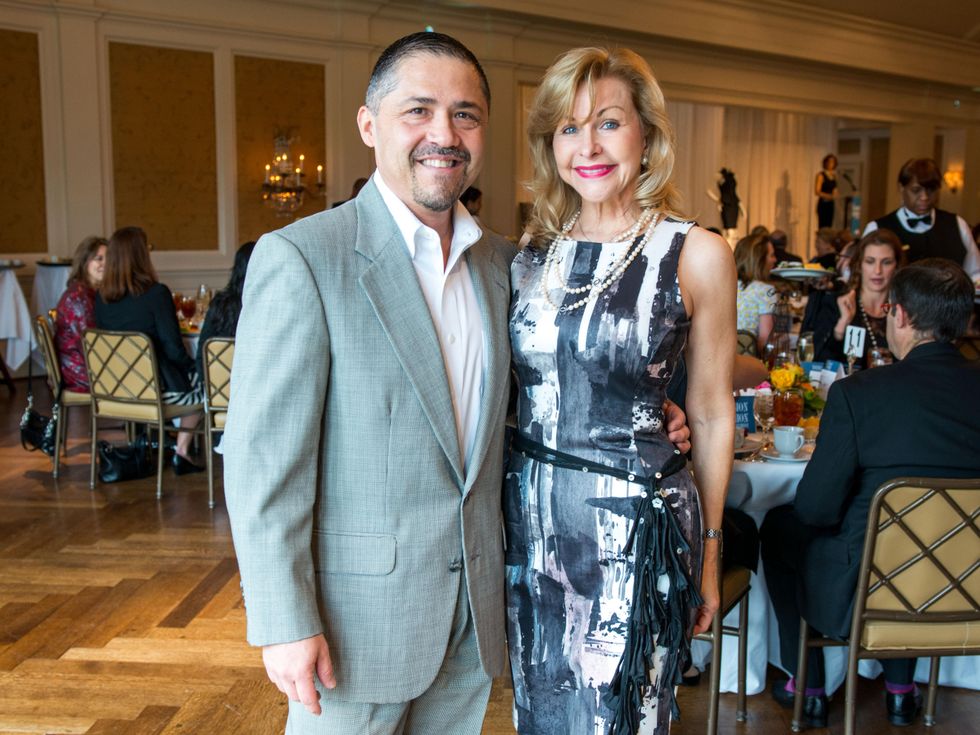 17 Bruce Padilla and Dana Kervin at the Passion for Fashion luncheon March 2015