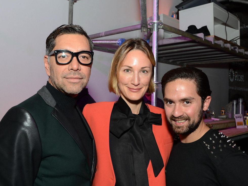 17 Ceron, from left, Tatianna Massey and Tarek El-bjeirmi at Diverseworks' Fashion Fete