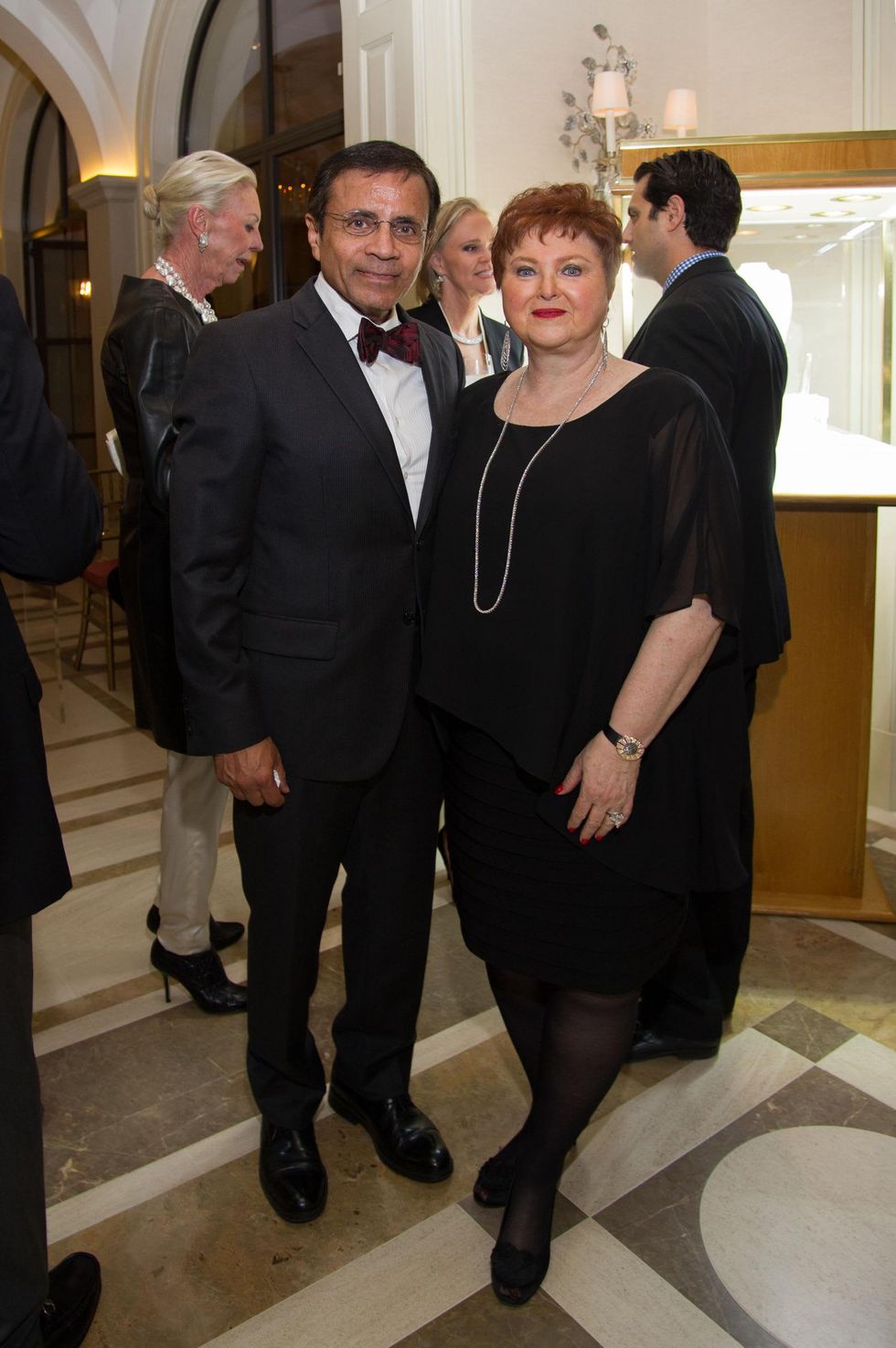 17 Dror and Helene Zadok at the Zadok jewelry dinner October 2014