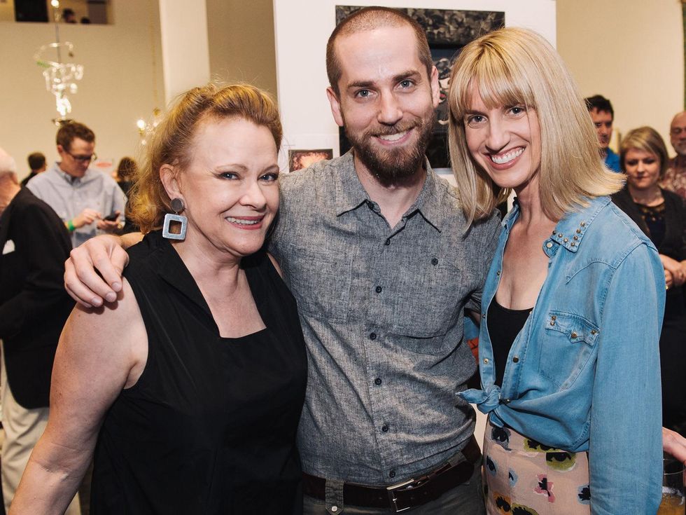 17 Houston Design Fair kick-off party April 2013 Martha Claire Tompkins, Josh Pazda, Chris Goins