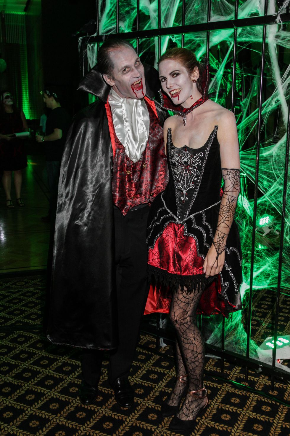17 James Bell and Emmelie Kopp at The Patroleum Club Halloween party November 2014