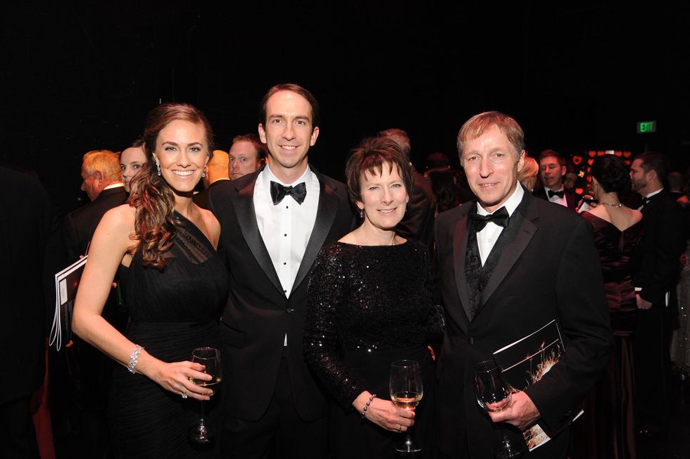 17 Katy and Tanner Flood, from left, and Wanda and Tom Zimmerman at Heart Ball February 2014