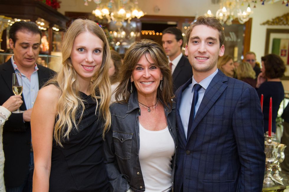 17 Kira Knightly, from left, Annie Amante and Alex Borlenghi at the Mrs. B Jewelry Launch at Valobra November 2013