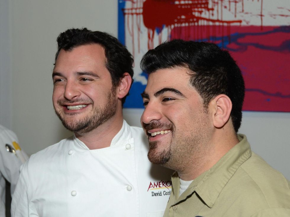 17 Kiss My Grits April 2013 Chef David Cordua, Chef Kevin Naderi