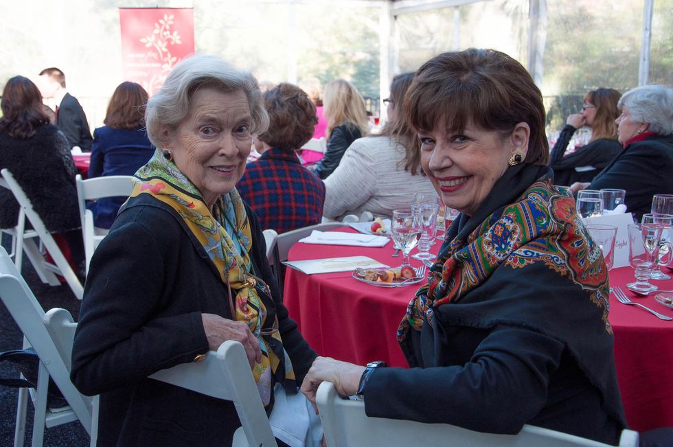 17 Martha Erwin, left, and Tony Wallingford at the ROCO Yuletide Concert at Bayou Bend December 2014