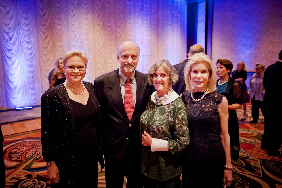 17 Melaney Linton, from left, Bill and Sara Morgan and Frances Marzio at the Planned Parenthood Gala October 2014