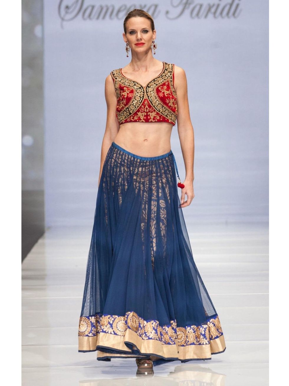 17 Model on the runway at the Sameera Faridi Grand Opening February 2015