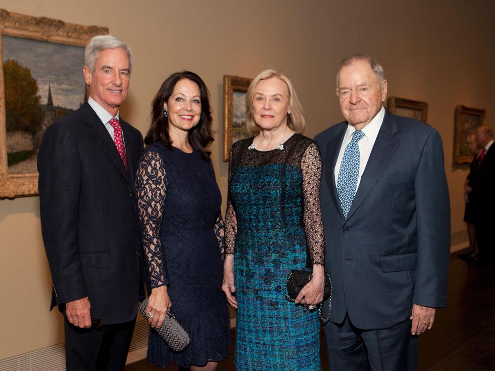 17 Paul and Karol Barnhart, from left, and Anne and Charles Duncan at the MFAH Impressionism dinner December 2013