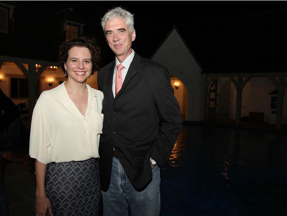 17 Rainey Knudson and Michael Galbreth at the Laurie Anderson Dinner + Mitchell Artist Lecture September 2014