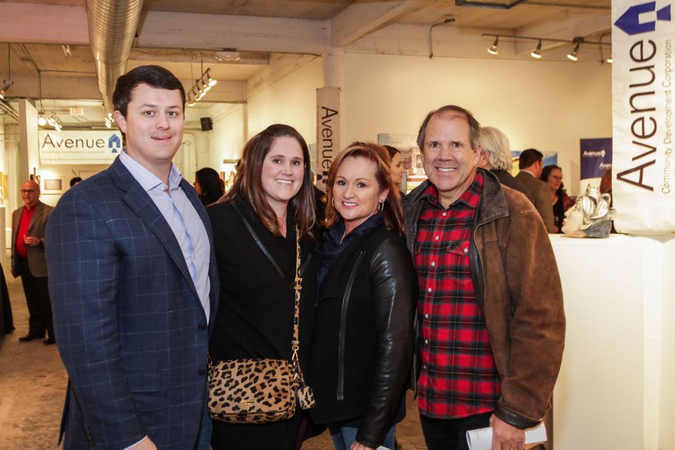 17 Ted and Kim Hartz, from left, and Maureen and Ric Campo at the Art on the Avenue benefit November 2014