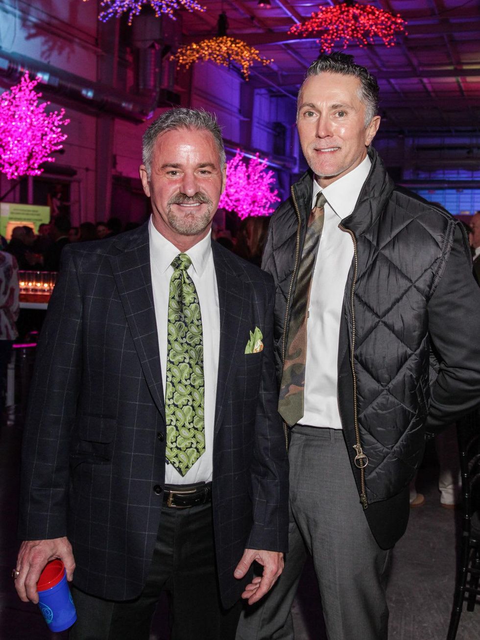 17 Terry Wayne Jones, left, and Greg Fourticq Jr. at the Social Book Launch Party February 2014