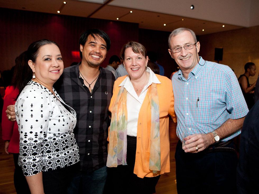 171 Tess Tuazon, from left, Anthony Guervara, LeeAnne Nash and Lee Bumgarner at the Leo Bar relaunch party October 2013