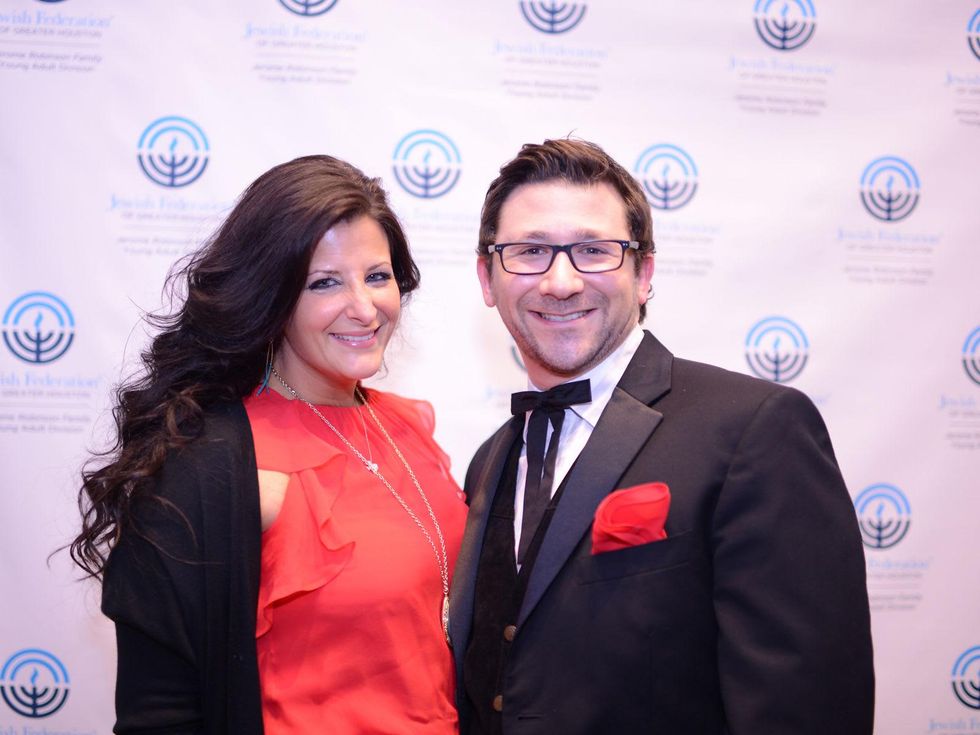 1749 Rachel Wright and Levi Strauss at the Jewish Federation Young Adult Casino Night February 2014
