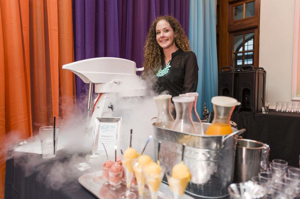176 Frost 321 Frozen Bellini Bar at the HAA inaugural 40 under 40 party September 2014