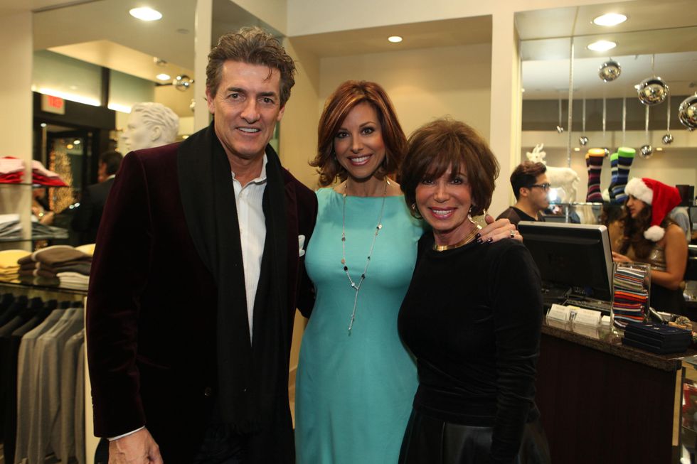 1779 Nick Florescu, from left, Dominique Sachse and Audrey Toll at the Festari for Men Christmas Party December 2013