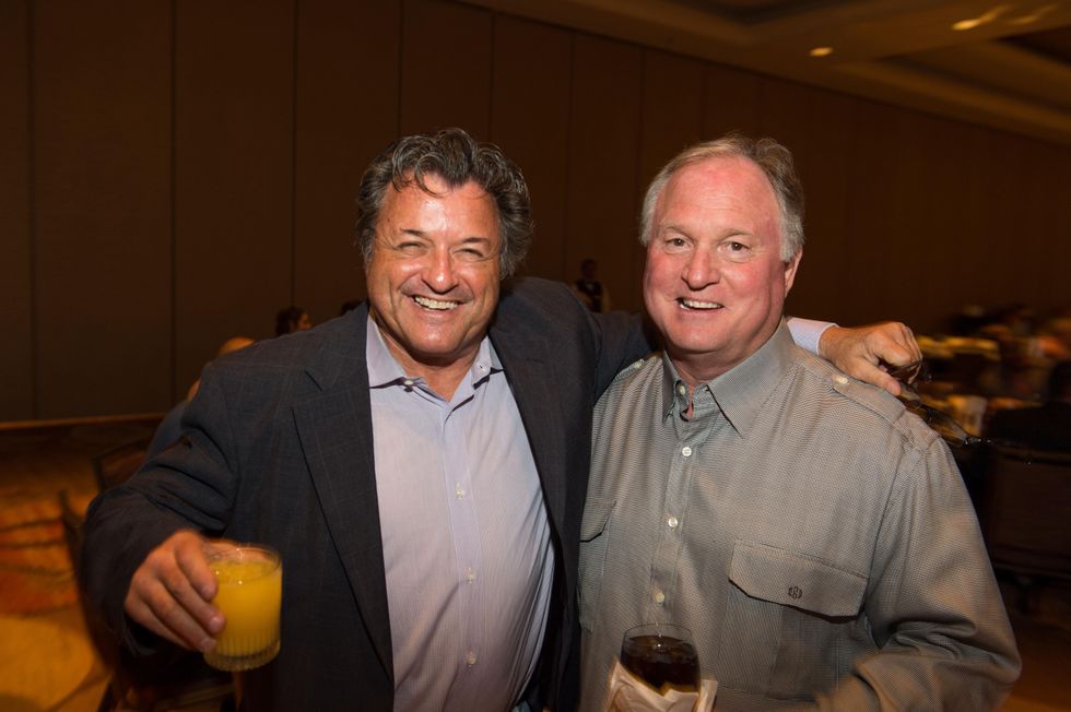 178 Greg Harkness, left, and Danny Davis at the Dan Pastorini golf benefit October 2014