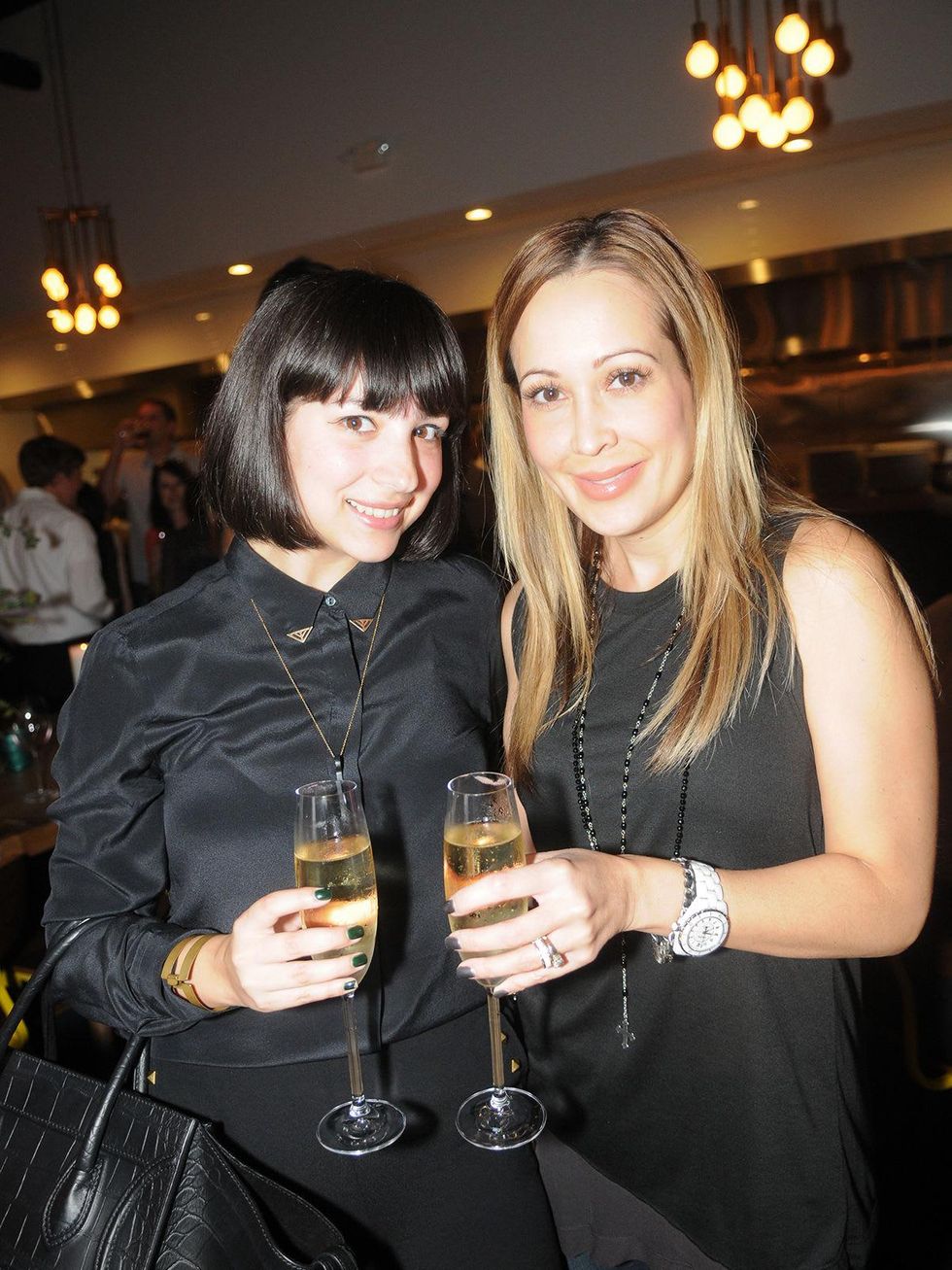 18 Coppa Osteria party September 2013 Jennifer Swanner, Rachel Clements