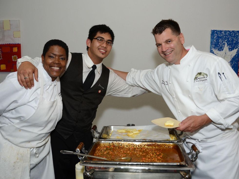 18 Kiss My Grits April 2013 Nicky Blue, Richard Nguyen, Chef Danny Trace