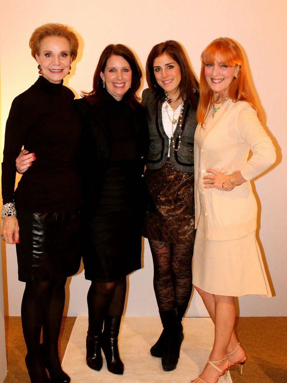 18 Leisa Holland Nelson, from left, Julie Phillips Roberts, Laura Max Nelson and Gracie Cavnar at the Recipe for Success' Dress for Dinner