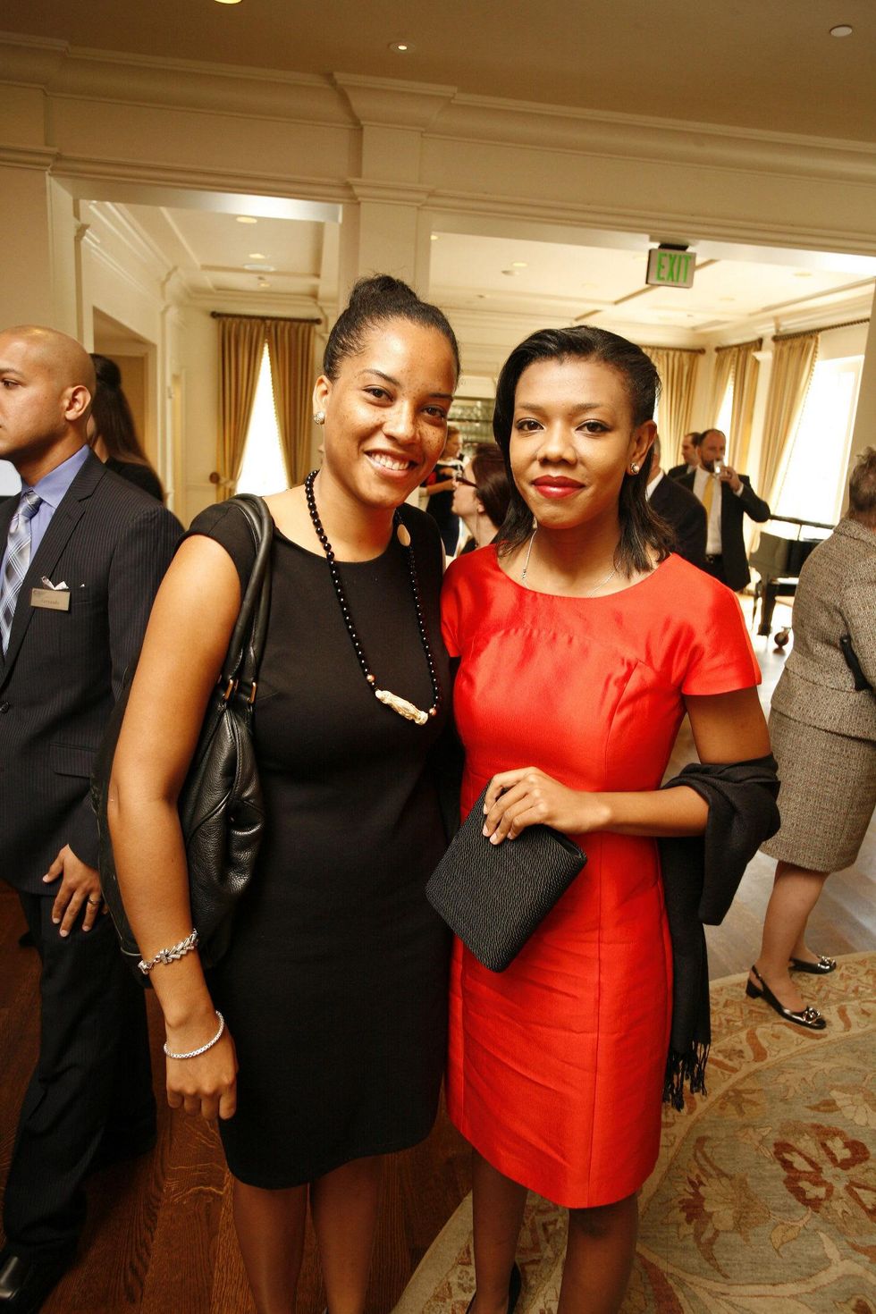 18 Liliane Bedford, left, and Jillian Carroll at the Texas Children's Hospital Celebration of Champions luncheon October 2014