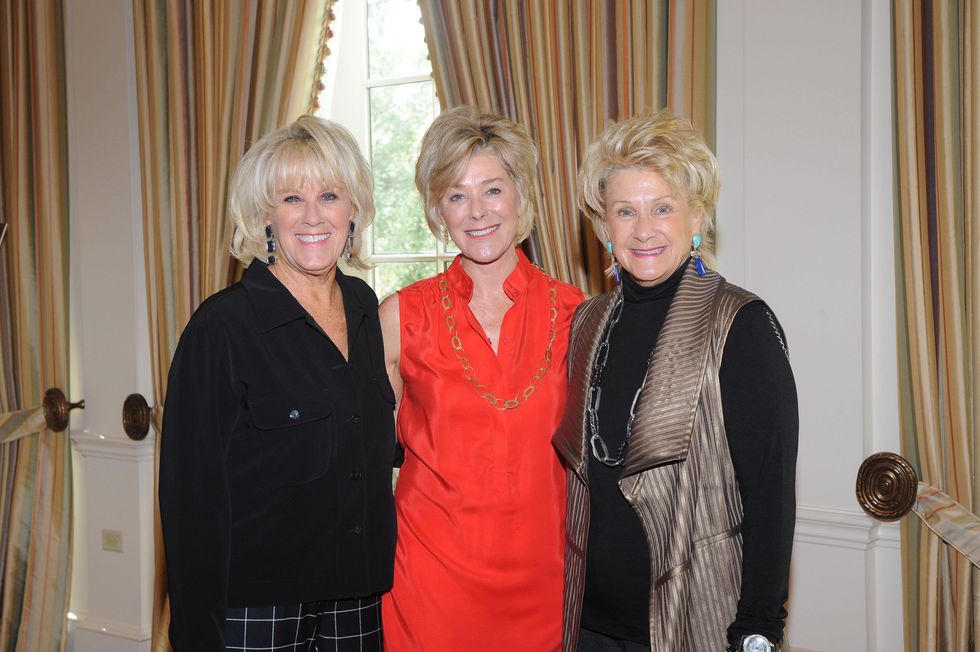 18 Liz Jameson, from left, Leila Gilbert and Ann Berry at the Assistance League luncheon October 2014