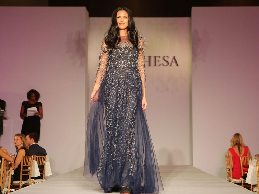 18 Marchesa gown for live auction at Catwalk for a Cure November 2014