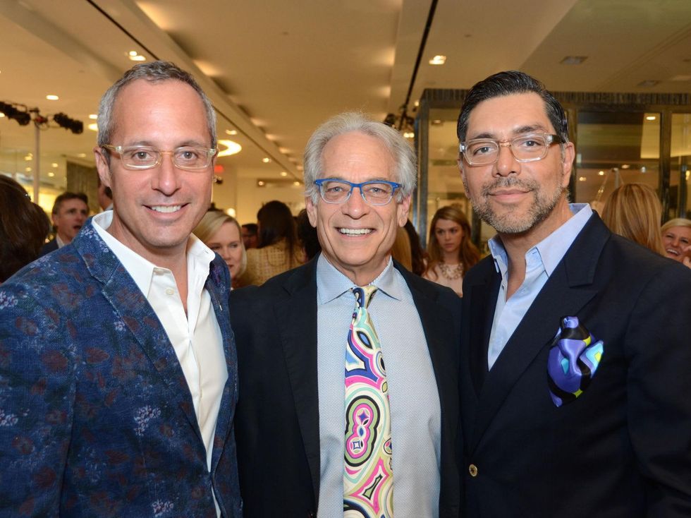 18 Mark Sullivan, from left, Mickey Rosmarin and Ceron at Fresh Faces of Fashion event at Tootsies September 2014