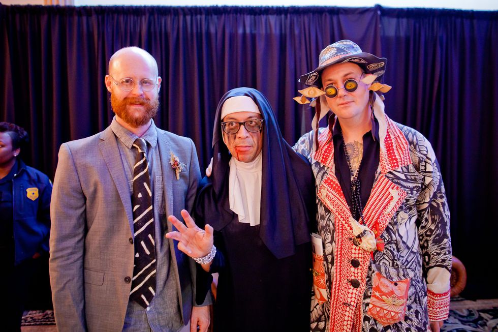18 Patrick Renner, from left, Carlos Hernandez and Dennis McNett at the Orange Show Gala November 2014