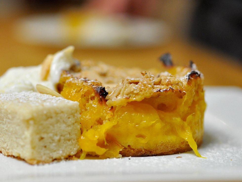 18 Recipe for Success dinner September 2013 Mango cobbler