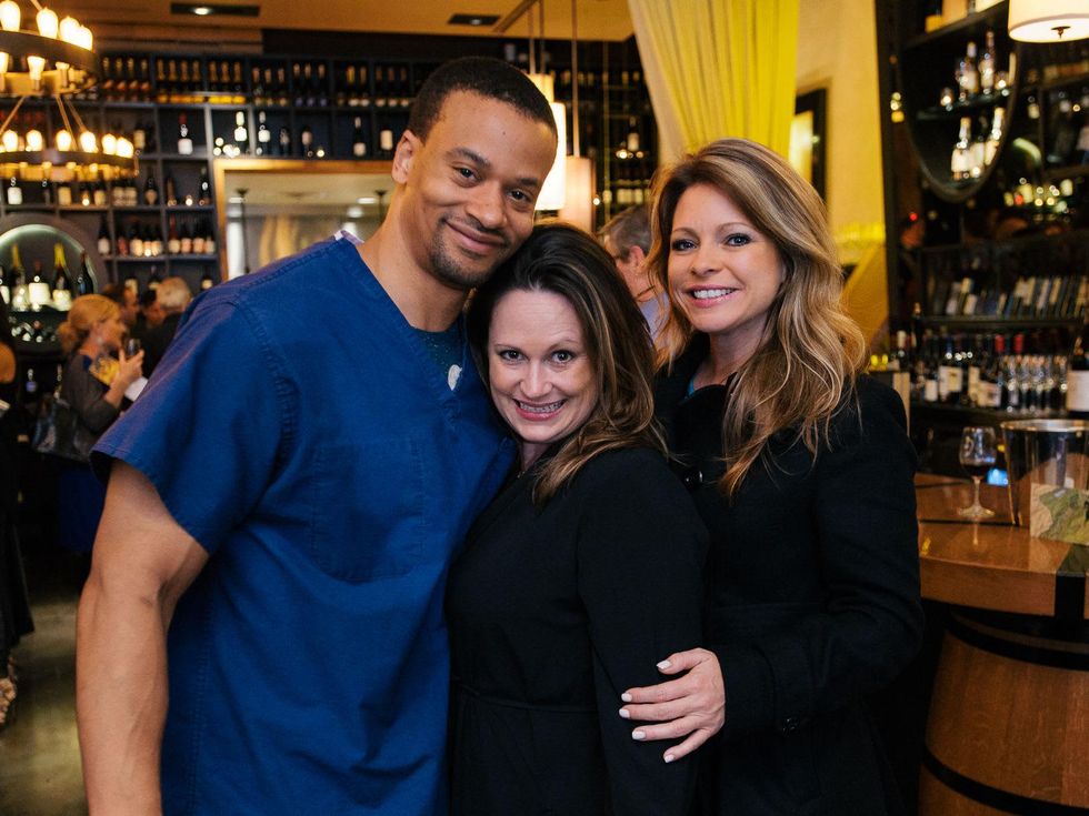 18 Redick Edwards IV, from left, Missi Scott and Charlotte Young at the Artesa wine tasting at Cru March 2014