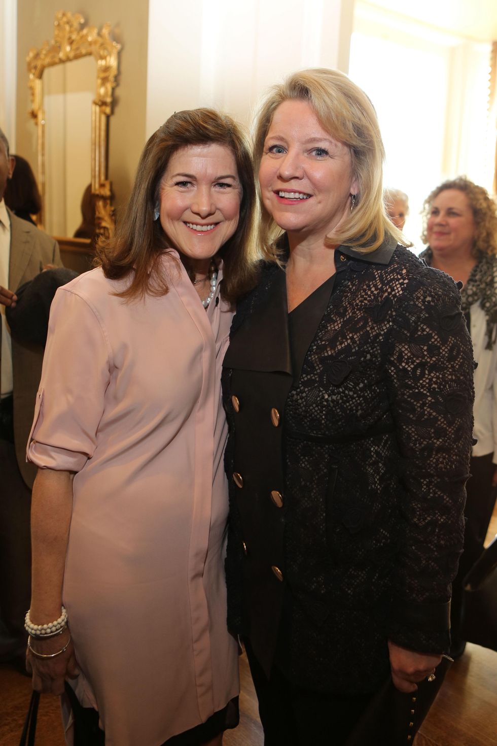 18 Stephanie Shanks, left, and Elizabeth Vail at the The Center Luncheon February 2015
