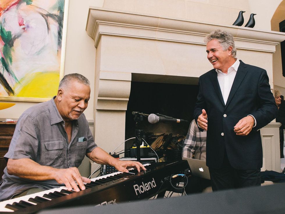 18 Steve Tyrell CD launch party June 2013 Joe Sample, Steve Tyrell