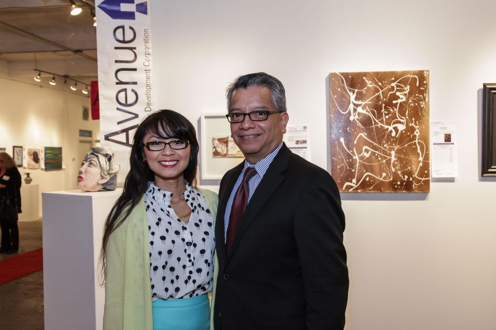 18 Van Ngo and David Ruiz at the Art on the Avenue benefit November 2014