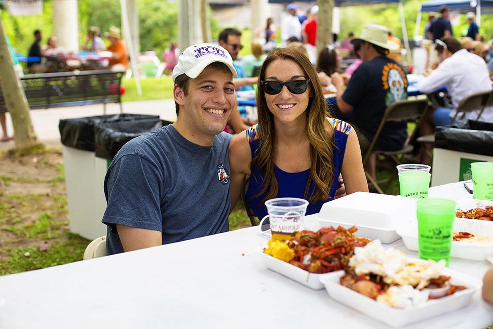 18 Zach Huey and Amy Rebechini at the Buffalo Bayou Bash April 2014