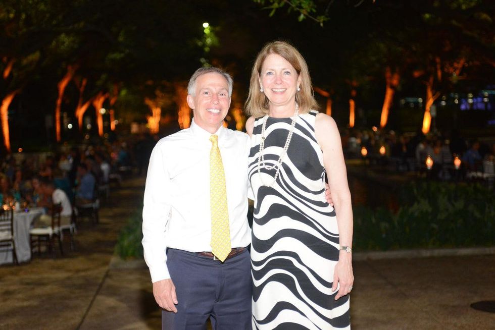 181 Rick Barongi and Deborah Cannon at the Houston Zoo Asante Society dinner April 2014