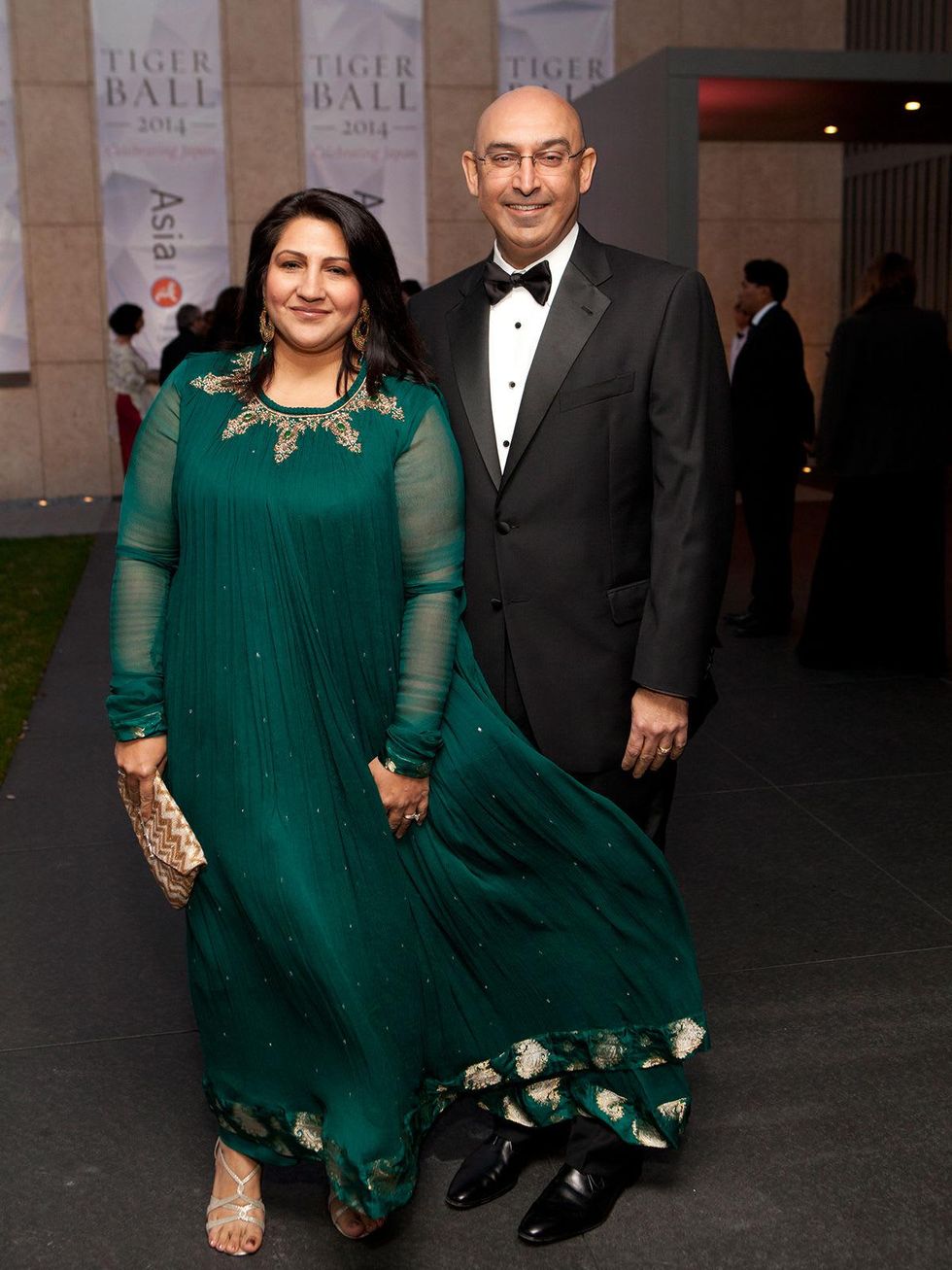 181 Sehar and Shahid Javed at Tiger Ball March 2014