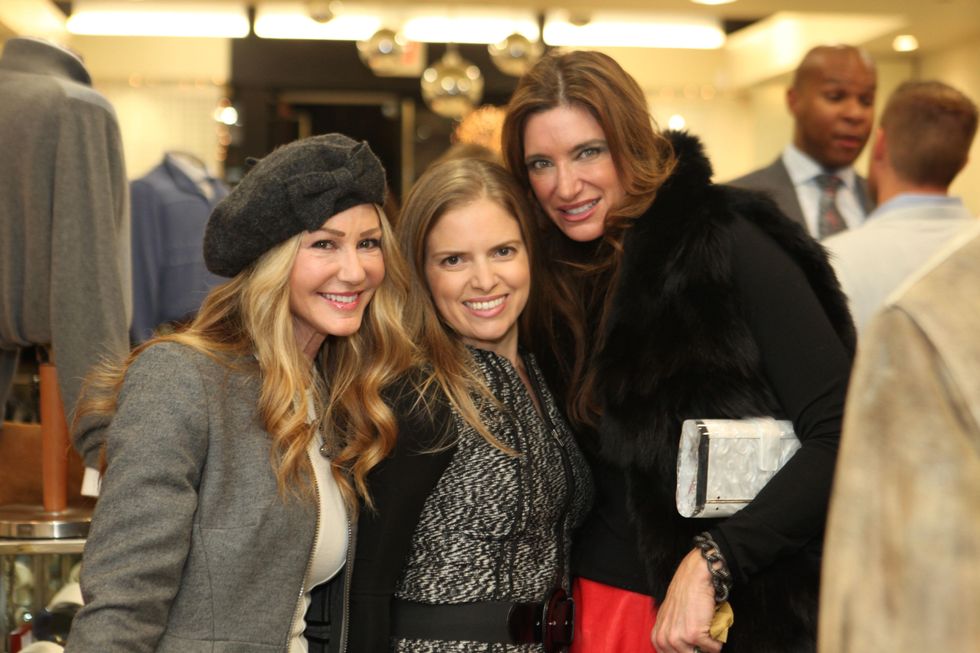 1812 Patti Murphy, from left, Luba Bigman and Melissa Mithoff at the Festari for Men Christmas Party December 2013