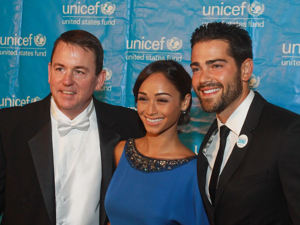 183 UNICEF Houston gala September 2013 Barron Segar, from left, Cara Santana and Jesse Metcalfe