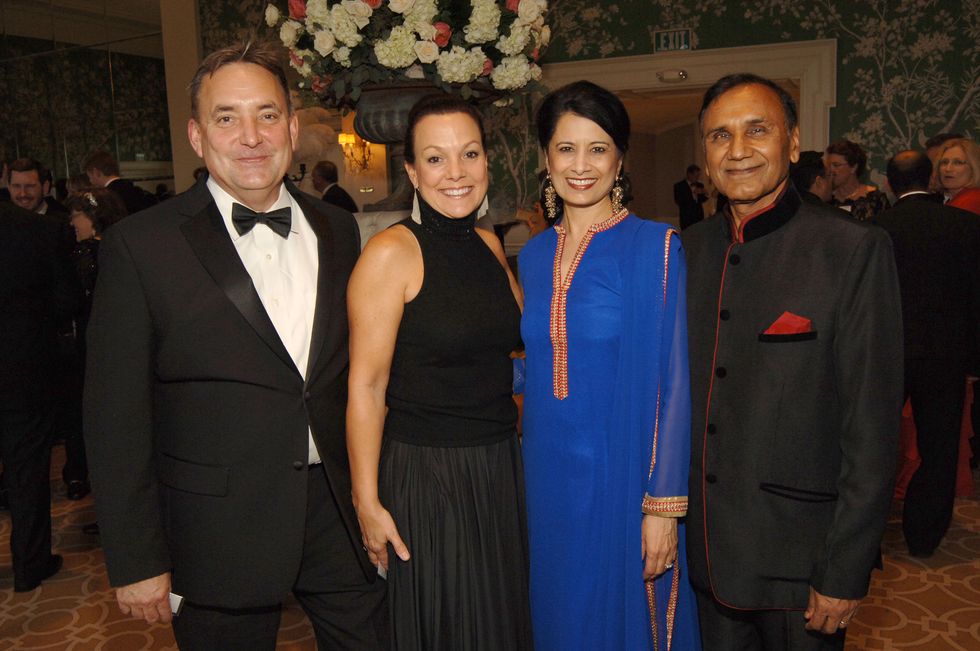 186 Terence and Dona Cornell, from left, and Renu and Suresh Khator at the UH Law Center Gala April 2014