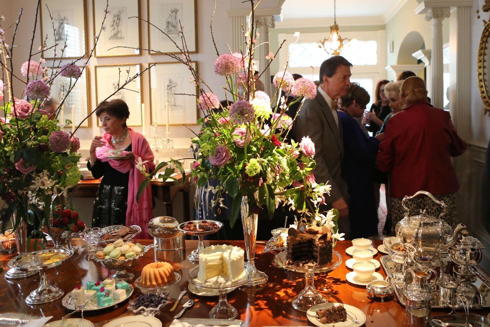 187 Jackson Hicks' tea table at the Houston Grand Opera Tea March 2015