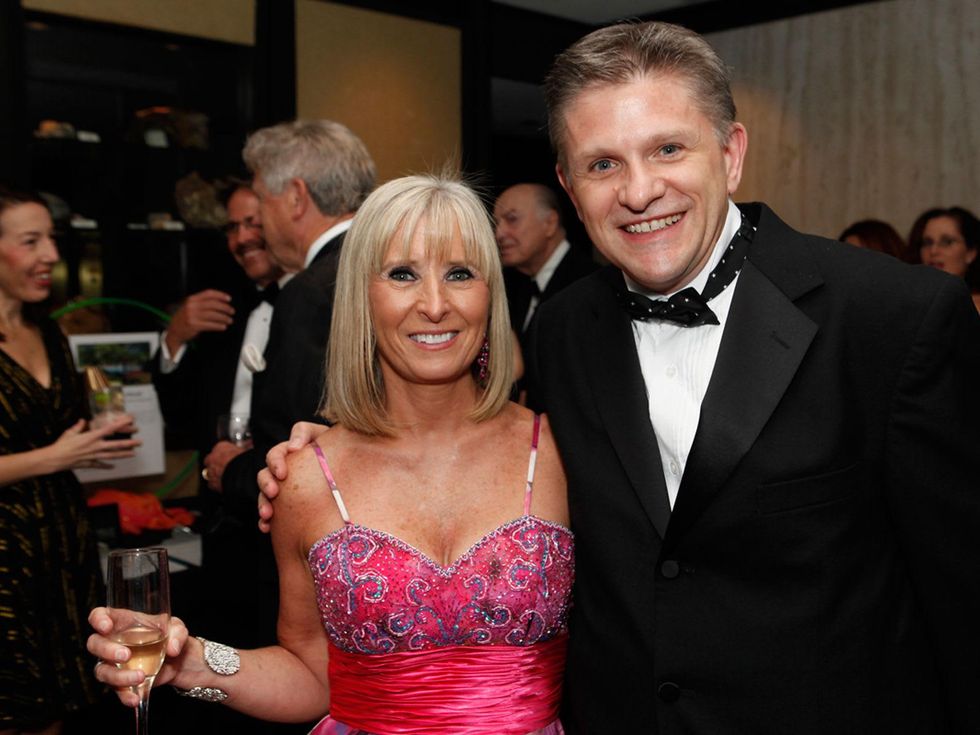 189 Cindy Langham and Brad Thien at the STAGES Xanadu Gala April 2014